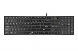 Billentyűzet, vezetékes, USB, HUN, GENIUS "Slimstar 126"