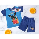 Bing mintás pizsama/nyári együttes fiúknak - sötétkék (98) - TÖBB MÉRETBEN