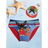 Bing nyuszis fürdőnadrág - kék-piros (98) - TÖBB MÉRETBEN