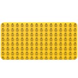 BiOBUDDi® BB-0017 | építőjáték alaplap nagy méretű kockákhoz | 8x16 bütyök sárga