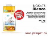Biokat's Bianco Macskaalom 10kg--280%-os nedvességmegkötő képesség!