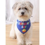 "Birthday boy" csontocskás születésnapi kendő kutyáknak