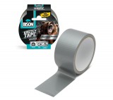 BISON Grizzly szupererős szöveterősített ragasztószalag - szürke - 10 m