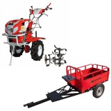 Bisonte BTA-1000 rotációs kapa 212ccm 7Le, sebesség: 2 előre - 1 hátra, 2x3 kapatag, további tartozékok: gumikerék, 500kg-os pótkocsi