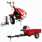 Bisonte BTA-16SG kapálógép  420ccm 16Le, Sebesség: 2 előre - 1 hátra, 2x5 kapatag, gumikerekekkel, 600kg-ig terhelhető pótkocsival