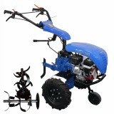 Bisonte BTA-FLASH300H rotációs kapa, japán Honda GX200 6,5Le motorral, gumikerekekkel és kapákkal