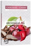 Bispol Aura Chocolate Cherry illatos teamécses 6db