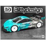 Bittydesign HYPER-HR 190 mm 1:10 Túraautó festetlen karosszéria