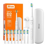 Bitvae Sonic toothbrush with tips set and travel case D2 (white)