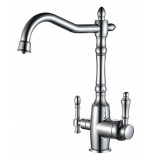 Bivio csaptelep víztisztítóhoz 3-utas, KRÓM, UNIQUE