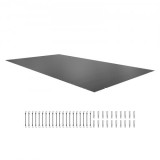 Biztonsági Medencetakaró PVC Szilárd 3,5×6 m