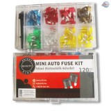 Biztosíték készlet mini 120db (K0617)