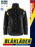 Blåkläder CRAFTSMEN BLACK bélelt pamut technikai munkakabát - Blaklader munkaruha