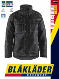 Blåkläder CRAFTSMEN BLACK bélelt pamut technikai munkakabát - Blaklader munkaruha