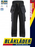 Blåkläder CRAFTSMEN BLACK pamut technikai bélelt deréknadrág - Blaklader munkaruha
