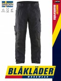 Blåkläder INDUSTRY BLACKDARKGREY technikai stretch ripstop rugalmas deréknadrág - Blaklader munkaruha