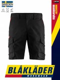 Blåkläder INDUSTRY BLACKRED technikai kevertszálas rövidnadrág - Blaklader munkaruha