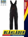 Blåkläder INDUSTRY BLACKRED technikai stretch ripstop rugalmas kantárosnadrág - Blaklader munkaruha
