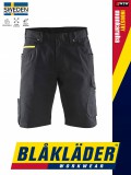 Blåkläder INDUSTRY BLACKYELLOW technikai stretch ripstop oldalzsebes rugalmas rövidnadrág - Blaklader munkaruha