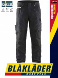 Blåkläder INDUSTRY BLACKYELLOW technikai stretch ripstop rugalmas deréknadrág - Blaklader munkaruha