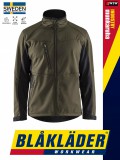 Blåkläder INDUSTRY DARKOLIVE technikai softshell kabát - Blaklader munkaruha