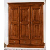 BL Mobili BL Asia 3-ajtós gardróbszekrény 3 fiókkal