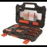 BLACK+DECKER 76 DB-OS FÚRÓSZÁR ÉS CSAVAROZÓFEJ KÉSZLET + EASY GRIP TOK (A7231-XJ)
