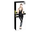 Black Level - fényes cipzáras overál (fekete)