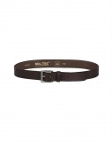 BLACK MIL-TEC® NAPPA-LEATHER BELT - bőr öv, barna
