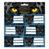Black Panther füzetcímke 18 db, Ars Una, fekete párduc