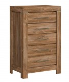 Black Red White BREND 5 fiókos komód - KOM5S - stirling tölgy