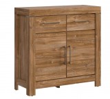 Black Red White BREND két ajtós két fiókos komód - KOM2D2S - stirling tölgy