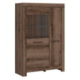 Black Red White BRW BALIN - Kétajtós vitrin - REG1D1W - kolostortölgy