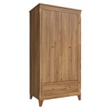 Black Red White BRW BERGEN 2 ajtós 1 fiókos ruhásszekrény arany sibiu fenyő