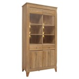 Black Red White BRW BERGEN 2 ajtós vitrin arany sibiu fenyő