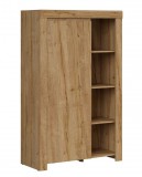 Black Red White BRW HOLTEN alacsony könyvszekrény - REG1D/150 - waterford tölgy