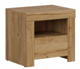 Black Red White BRW HOLTEN éjjeliszekrény - KOM1S - waterford tölgy