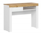 Black Red White BRW HOLTEN fésülködőasztal - BIU1S - fehér/wotan tölgy/fehér fényes