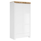 Black Red White BRW HOLTEN - Két ajtós ruhásszekrény