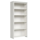 Black Red White BRW Kaspian könyvespolc fehér