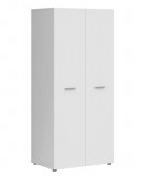 Black Red White BRW NENO kétajtós gardróbszekrény - fehér