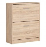 Black Red White BRW NEPO PLUS alacsony cipősszekrény - sonoma tölgy (SFB2K2)