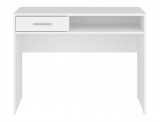 Black Red White BRW NEPO PLUS egy fiókos íróasztal - fehér (BIU1S)