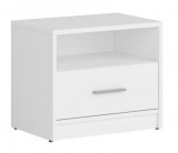 Black Red White BRW NEPO PLUS éjjeli szekrény - fehér (KOM1S)