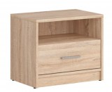 Black Red White BRW NEPO PLUS éjjeli szekrény - sonoma tölgy (KOM1S)