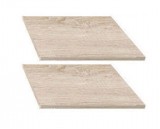 Black Red White BRW NEPO PLUS kiegészítő polc gardrobszekrénybe 2 db - sonoma (SZF3D2S)