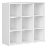 Black Red White BRW NEPO PLUS nyitott polcos szekrény - fehér (REG/12/12)