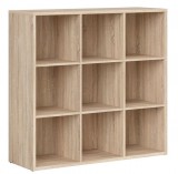 Black Red White BRW NEPO PLUS nyitott polcos szekrény - sonoma tölgy (REG/12/12)