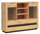 Black Red White BRW Ostia magas komód