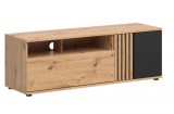 Black Red White BRW VABRES TV állvány - RTV1D1S - artisan tölgy/fekete